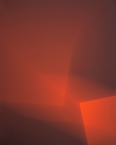 Richard Caldicott, Chance/Fall, 2010, Sous Les Etoiles Gallery, red, abstract