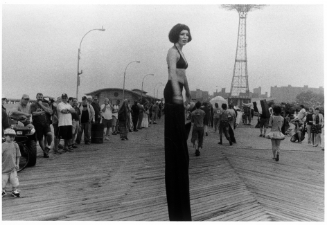 Sous Les Etoiles Gallery, Stilt Walker in Mermaid Parade, Harvey Stein, Coney Island