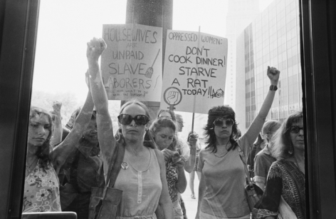 Jean-Pierre Laffont, Women Equality March,  103 1st, NYC, 1970, New York