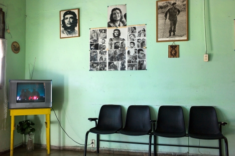 Magdalena Solé, Cuba - Hasta Siempre (Cuba Forever), Waiting Room at Bus Station, Trinidad, 2011, Sous Les Etoiles Gallery